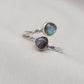Labradorite Heart Sterling Silver Ring: Adjustable Boho Jewelry