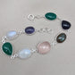 925 Sterling Silver Multi Gemstone Bracelet: Handmade Chakra Healing Crystal Jewelry