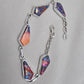 Spiny Oyster Turquoise 925 Sterling Silver Multi Stone Link Bracelet Handmade Boho Statement Jewelry