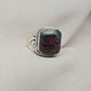 Eudialyte Ring 925 Sterling Silver Boho Statement Ring Gift for Her Crystal Healing Jewelry