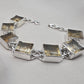 Citrine 925 Sterling Silver Bracelet Natural Gemstone Handmade Jewelry