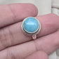 925 Sterling Silver Smithsonite Ring Natural Blue Gemstone Handmade Statement Ring
