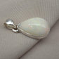 Ethiopian Opal Pear Pendant 925 Sterling Silver Handmade Cabochon Gemstone Jewelry