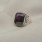 Eudialyte Ring 925 Sterling Silver Boho Statement Ring Gift for Her Crystal Healing Jewelry