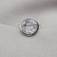Handmade Crystal Quartz Sterling Silver Ring: April Birthstone Jewelry