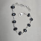 Natural Black Star 925 Sterling Silver Bracelet : Gemstone Jewelry