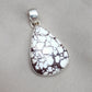 925 Sterling Silver Wild Horse Jasper Pendant Necklace: Teardrop, Boho Healing Crystal