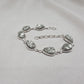 925 Sterling Silver Pyrite Druzy Bracelet Sparkling Gemstone Statement Jewelry Gift for Her