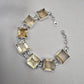 Citrine 925 Sterling Silver Bracelet Natural Gemstone Handmade Jewelry