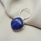 Lapis Lazuli Pendant: 925 Sterling Silver Cushion Cut Boho Jewelry