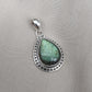 Labradorite Pendant Necklace: 925 Sterling Silver, Rainbow Flash, Boho Jewelry