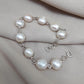 Mother of Pearl 925 Sterling Silver Bracelet: Bezel Set Gemstone Jewelry