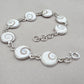 Shiva Eye Bracelet 925 Silver Shell Bracelet Spiritual Protection Jewelry Gift for Her