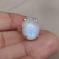 Rainbow Moonstone Ring: 925 Sterling Silver, Handmade Boho Jewelry june birthstone