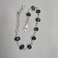 Natural Black Star 925 Sterling Silver Bracelet : Gemstone Jewelry