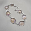 925 Sterling Silver Ametrine Bracelet Natural Faceted Gemstone Jewelry Adjustable Bracelet