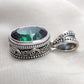 Mystic Topaz Pendant: 925 Sterling Silver Jewelry Rainbow Gemstone, Boho Healing Charm