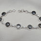 Black Rutile Quartz 925 Sterling Silver Bracelet Natural Handmade