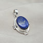 Lapis Lazuli Pendant: 925 Sterling Silver Boho Handmade Jewelry