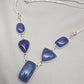 Natural Tanzanite Necklace 925 Sterling Silver Blue Gemstone Statement Jewelry Gift for Her