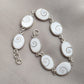 925 Silver Shiva Eye Bracelet Shell Bracelet Spiritual Protection Handmade Jewelry Gift for Her