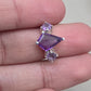925 SOLID STERLING SILVER NATURAL AMETHYST GEMSTONE HANDMADE RING, ALL SIZES AVAILABLE