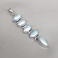 Handmade Pearl Pendant: 925 Sterling Silver Marquise Gemstone