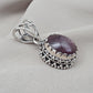 Natural Ruby Star Pendant Genuine Asteriated Ruby Cabochon Handmade 925 Sterling Silver Jewelry