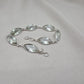 925 Sterling Silver Green Amethyst Bracelet Marquise shape Gemstone Elegant Link Bracelet Gift