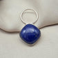 Lapis Lazuli Pendant: 925 Sterling Silver Cushion Cut Boho Jewelry