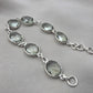 Green Amethyst 925 Sterling Silver Gemstone Vintage Bracelet Boho Jewelry