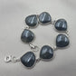 925 Sterling Silver Moss Agate Natural Gemstone Bracelet Handmade Jewelry Gift for Women