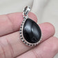 Black Onyx 925 Sterling Silver Pendant Protection Gemstone Necklace Healing Crystal Jewelry Gift