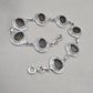 925 Sterling Silver Smoky Quartz Bracelet Natural Brown Oval Gemstone Handmade Jewelry