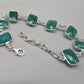 Green Onyx 925 Sterling Silver Bracelet Natural Gemstone Handmade Jewelry