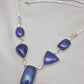 Natural Tanzanite Necklace 925 Sterling Silver Blue Gemstone Statement Jewelry Gift for Her