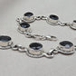 Black Onyx Bracelet 925 Sterling Silver Round Gemstone Wedding Bracelet Unique Design Jewelry
