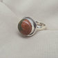 Unakite Jasper 925 Sterling Silver Ring Natural Gemstone Ring Boho Healing Crystal Jewelry