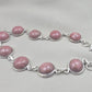 925 Sterling Silver Rhodochrosite Bracelet Handmade Gemstone Boho Jewelry