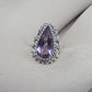 Amethyst Ring 925 Sterling Silver Natural Purple Gemstone Ring Handmade Jewelry February Birthstone