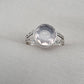 Rose Quartz 925 Sterling Silver Ring: Handmade Boho Gemstone Jewelry