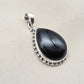 Black Onyx 925 Sterling Silver Pendant Protection Gemstone Necklace Healing Crystal Jewelry Gift