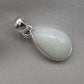 Ethiopian Opal Pear Pendant 925 Sterling Silver Handmade Cabochon Gemstone Jewelry