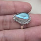 Labradorite Ring 925 Sterling Silver Natural Blue Flash Gemstone Ring Handmade Boho Jewelry