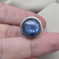 Handmade Teardrop Kyanite Sterling Silver Ring: Boho Filigree