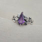 925 SOLID STERLING SILVER NATURAL AMETHYST GEMSTONE HANDMADE RING, BRIDAL RING ALL SIZES AVAILABLE