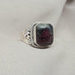 Eudialyte Ring 925 Sterling Silver Boho Statement Ring Gift for Her Crystal Healing Jewelry