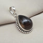 Smoky Quartz Pendant: 925 Sterling Silver November Birthstone Necklace Healing Gemstone Jewelry