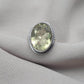 Lemon Quartz Ring : 925 Sterling Silver Oval Cut Gemstone Ring Vintage Statement Jewelry