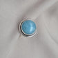 925 Sterling Silver Smithsonite Ring Natural Blue Gemstone Handmade Statement Ring